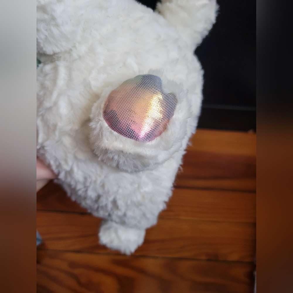 Nwot Plush Stuffed Animal Unicorn Easter Basket - Picture 7 of 7